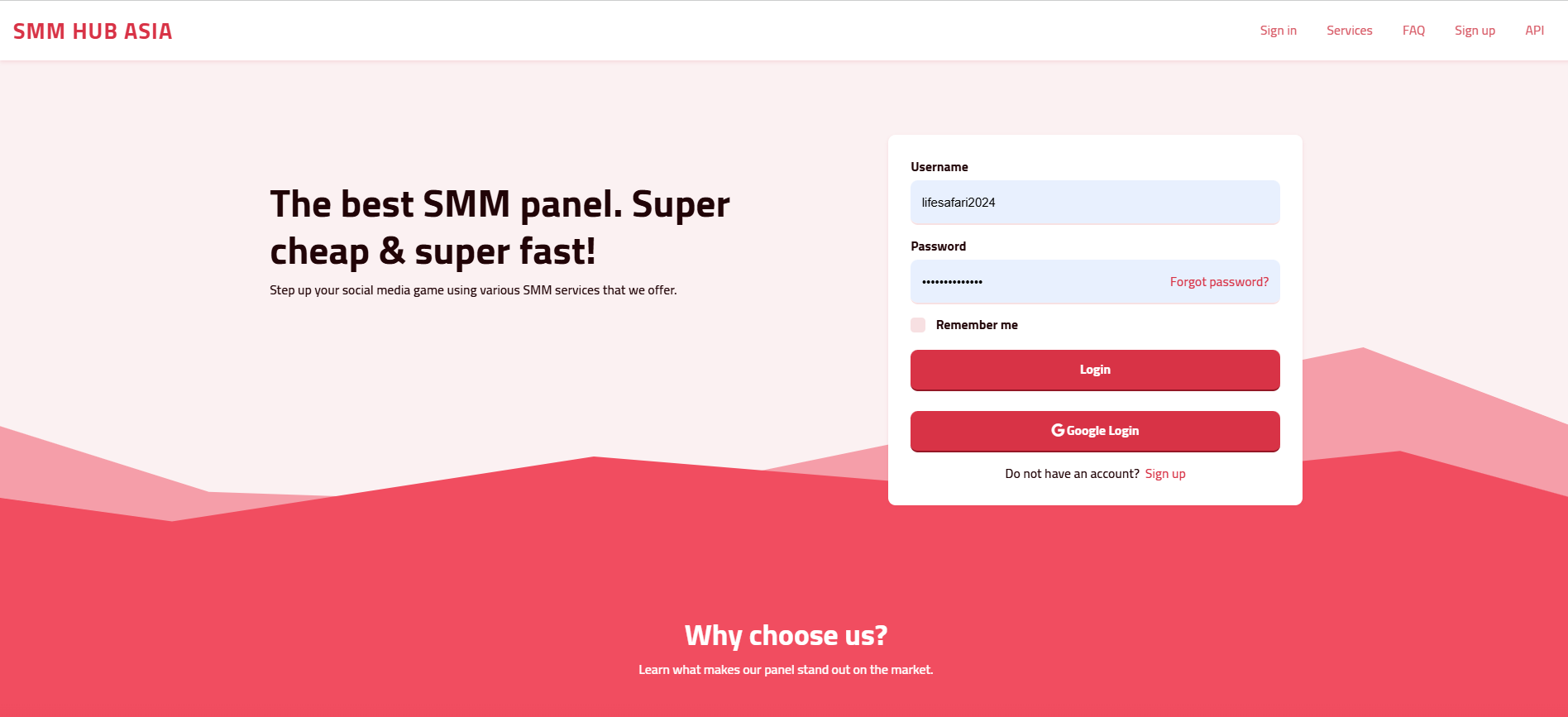 Simple Red theme preview